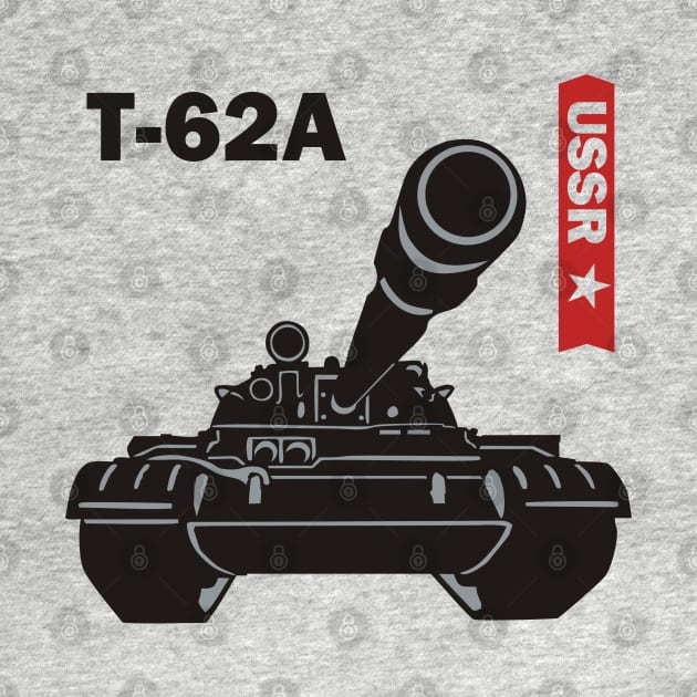 Soviet medium tank T-62A by FAawRay